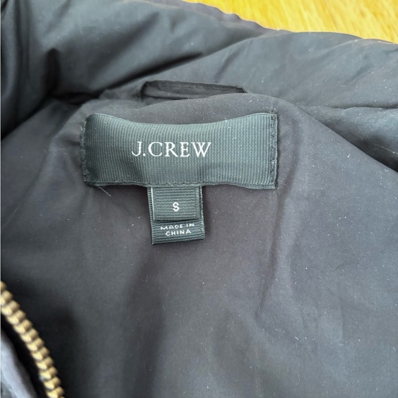 JCrew Quilted Vest | Black | Size S - Picture 3 of 4